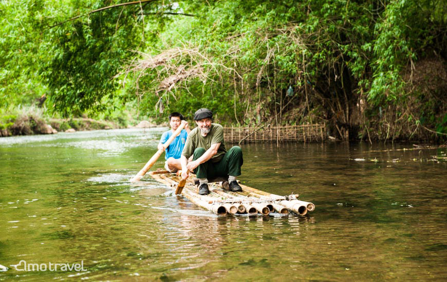 Il ruscello di Xia a Mai Hich, Mai Chau Vietnam