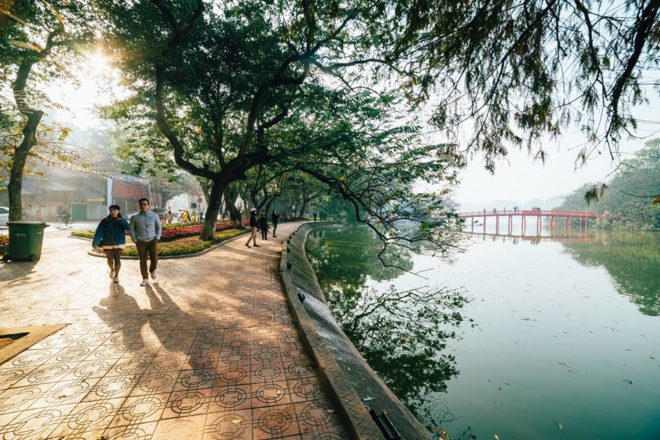 Il lago di Hoan Kiem, Hanoi