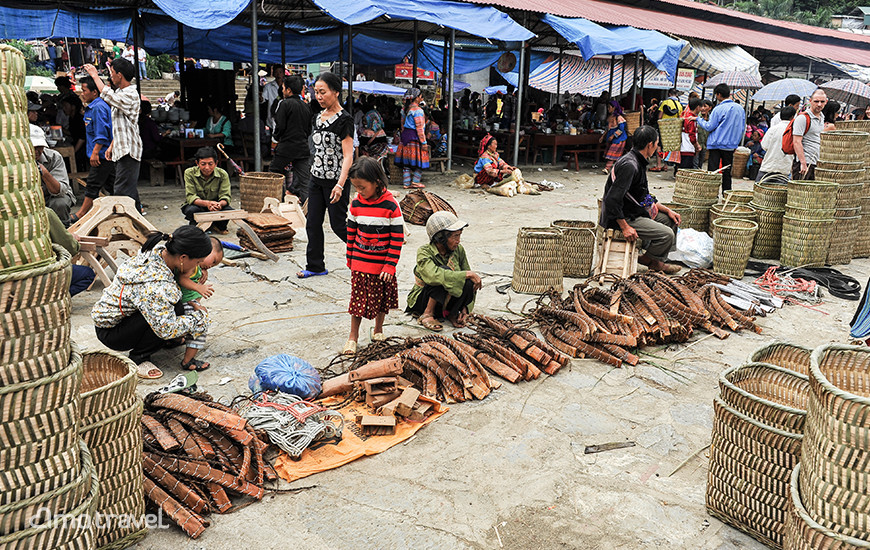 Il mercato di Bac Ha. 