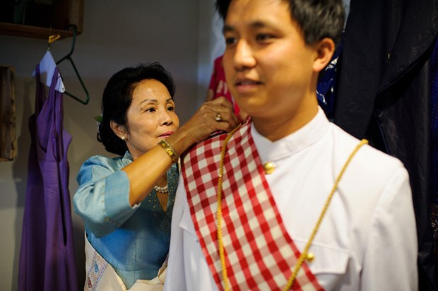 Matrimonio tradizionale in Laos