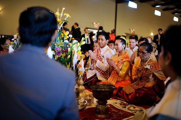 Matrimonio tradizionale in Laos