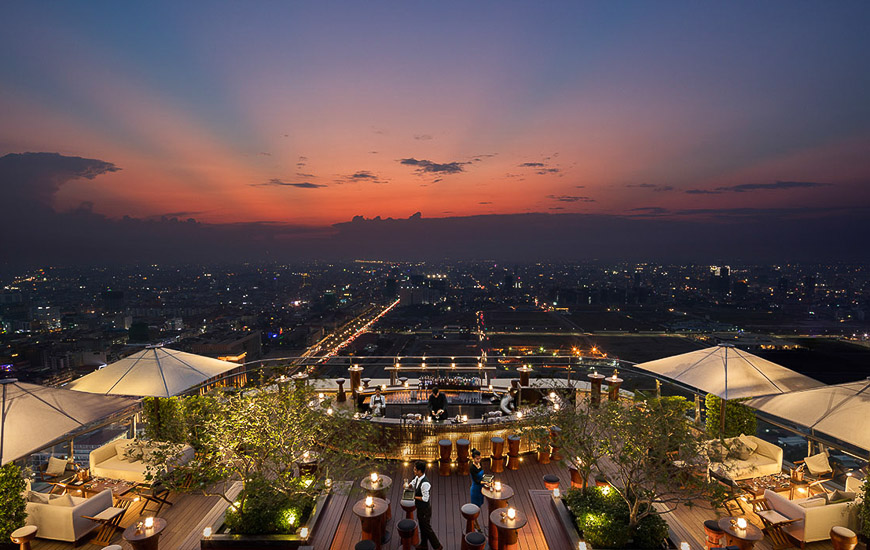 Sora sky bar a hnompenh Cambodia
