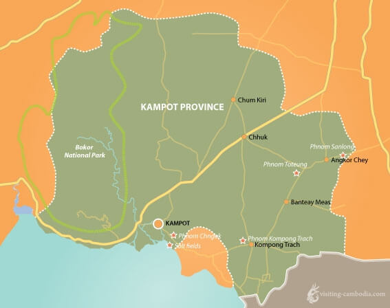 Guida di viaggio a Kampot, Cambogia 