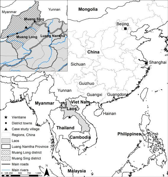 Muang Sing, una delle migliori posti di trekking in Laos