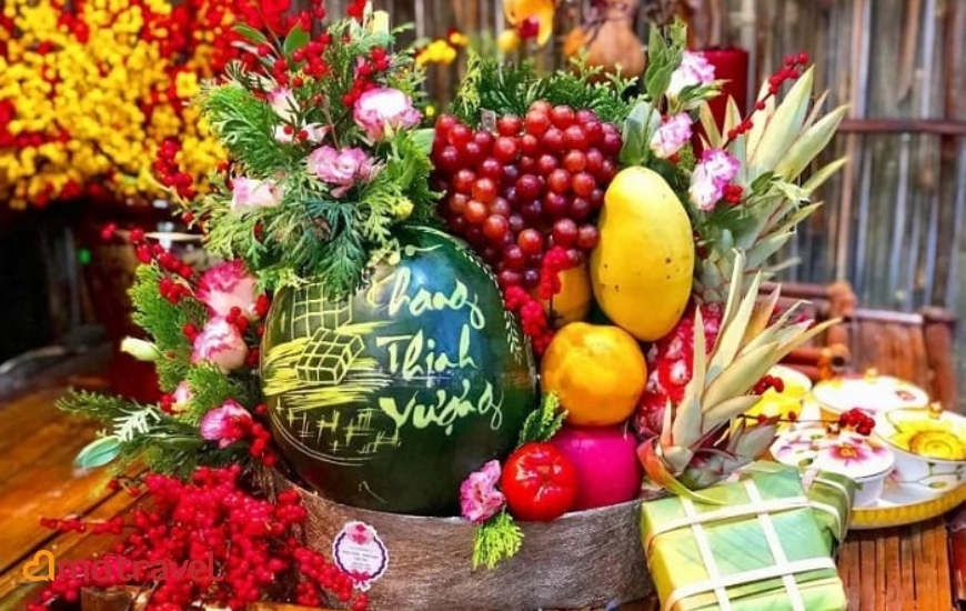 Cosa significa il vassoio dei cinque frutti sul Tet? Come si decora e le note da sapere.